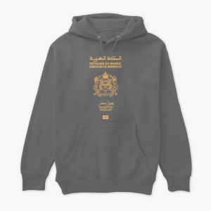 Hoodies Passeport Marocain unisexe