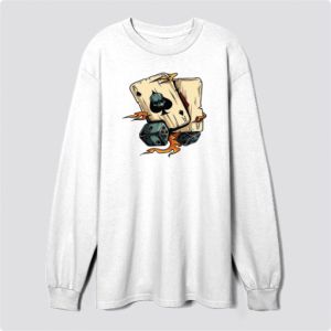 Flaming Skull Aces & Dice Sweatshirt