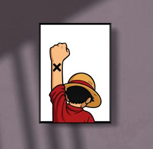 Luffy’s X  Unbreakable Bond Poster A4
