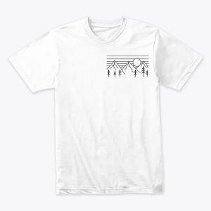 Minimalist Mountain Sunrise Tshirt