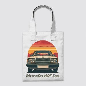 T-shirt Vintage Mercedes 190E – Passionné de Voitures Classiques