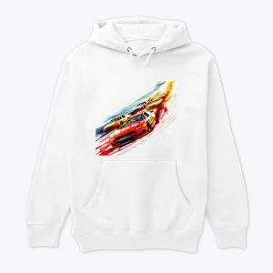 stock car race illustration
