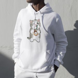 So Sweet Meow capuche haute qualité et 100% couton