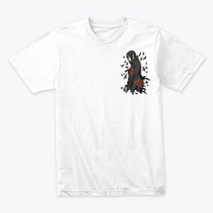 Itachi Uchiha Crow Cloak Dissolve Tshirt