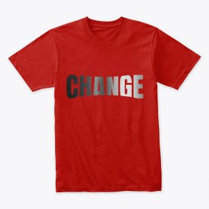 Be The Change Inspirational Quote Design