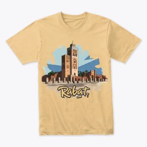 Rabat Street Heritage – Abstract Urban Art Tee