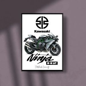 KAWASAKI NINJA H2 A3 POSTER