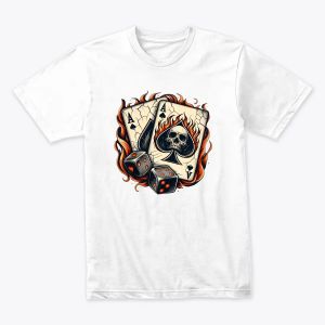 All In Poker Tee – Royal Flush Vibes | Card Shark Design