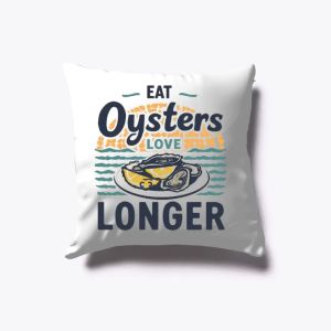 Eat Oysters, Love Longer – Vintage Seafood Tee