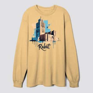 Rabat Flow – Modern Abstract City Art Sweatshirt