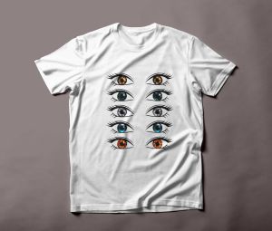 Tshirt yeux / T-shirt avec imprimé yeux