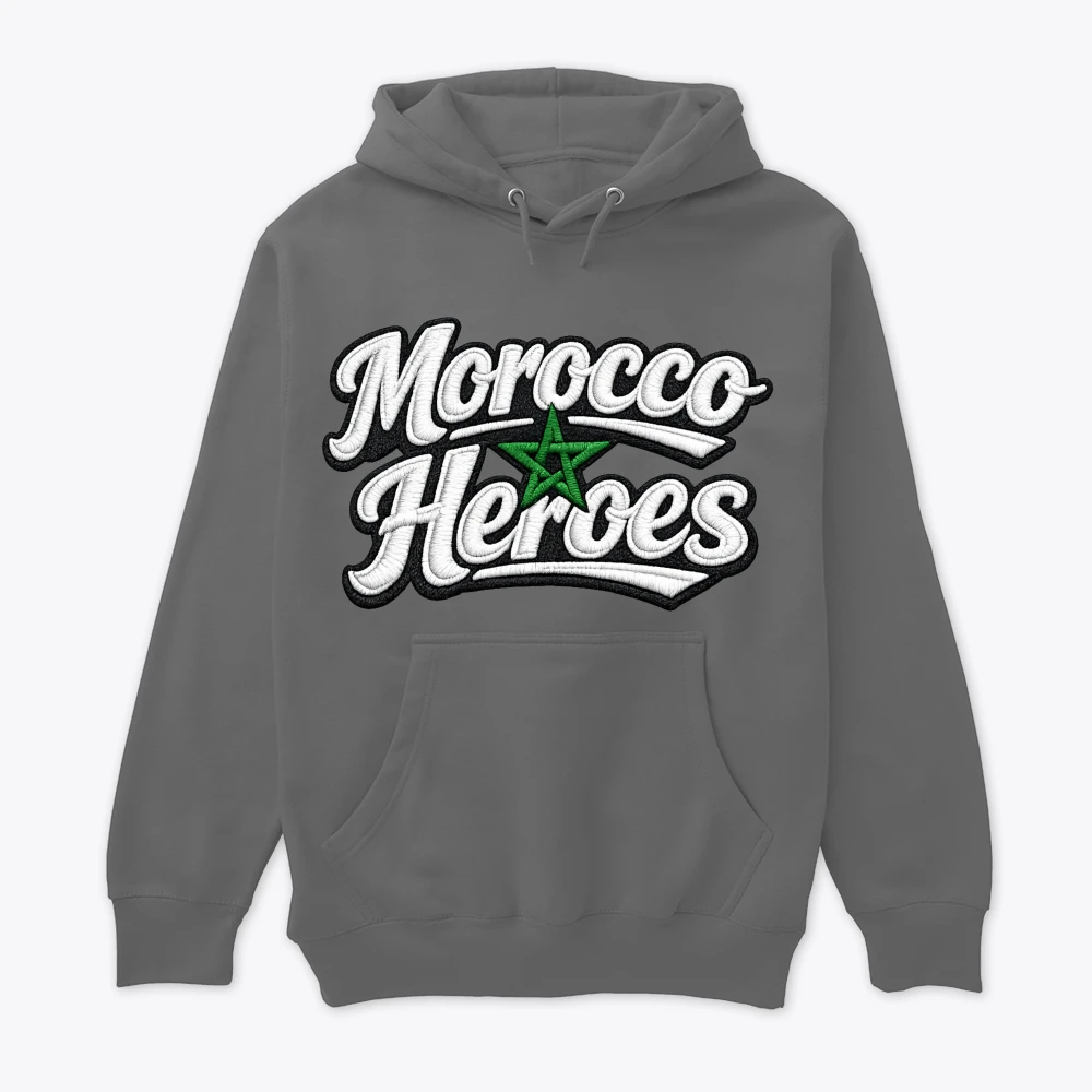 هودي أسود الأطلس كأس إفريقيا المغرب 2025Hoodie Lions de l’Atlas CAN Maroc 2025
