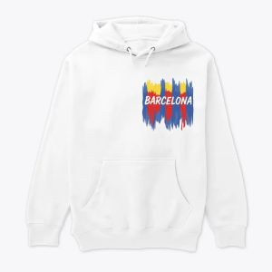 Leo Messi Line Art Portrait – Signature and Barcelona Edition Capuche
