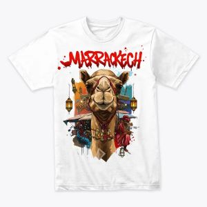 Marrakech Energy – Abstract Red City Art Shirt