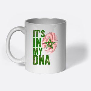 It's In My DNA Morocco Flag Fingerprint- Moroccan Heritage Pride