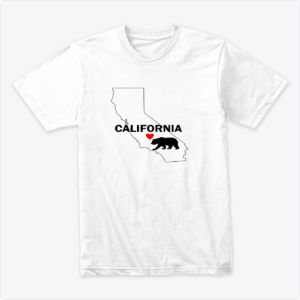 California Strong Wave Vibes Golden State Apparel Tshirt