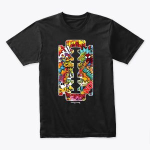 Anime Vibes Only – Bold & Vibrant Japanese Art Tee