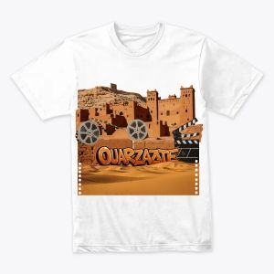 Ouarzazate Scenes – Abstract Desert City Tee