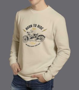Black White Grunge Motorcycle Sweatshirt
