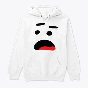 هودي الوجه المصدوم - The Confused Face