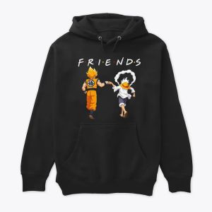 Anime FRIENDS – Goku & Luffy Crossover Friendship Capuche