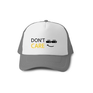 Don’t Care – Cool Attitude Emoji Design Casquette