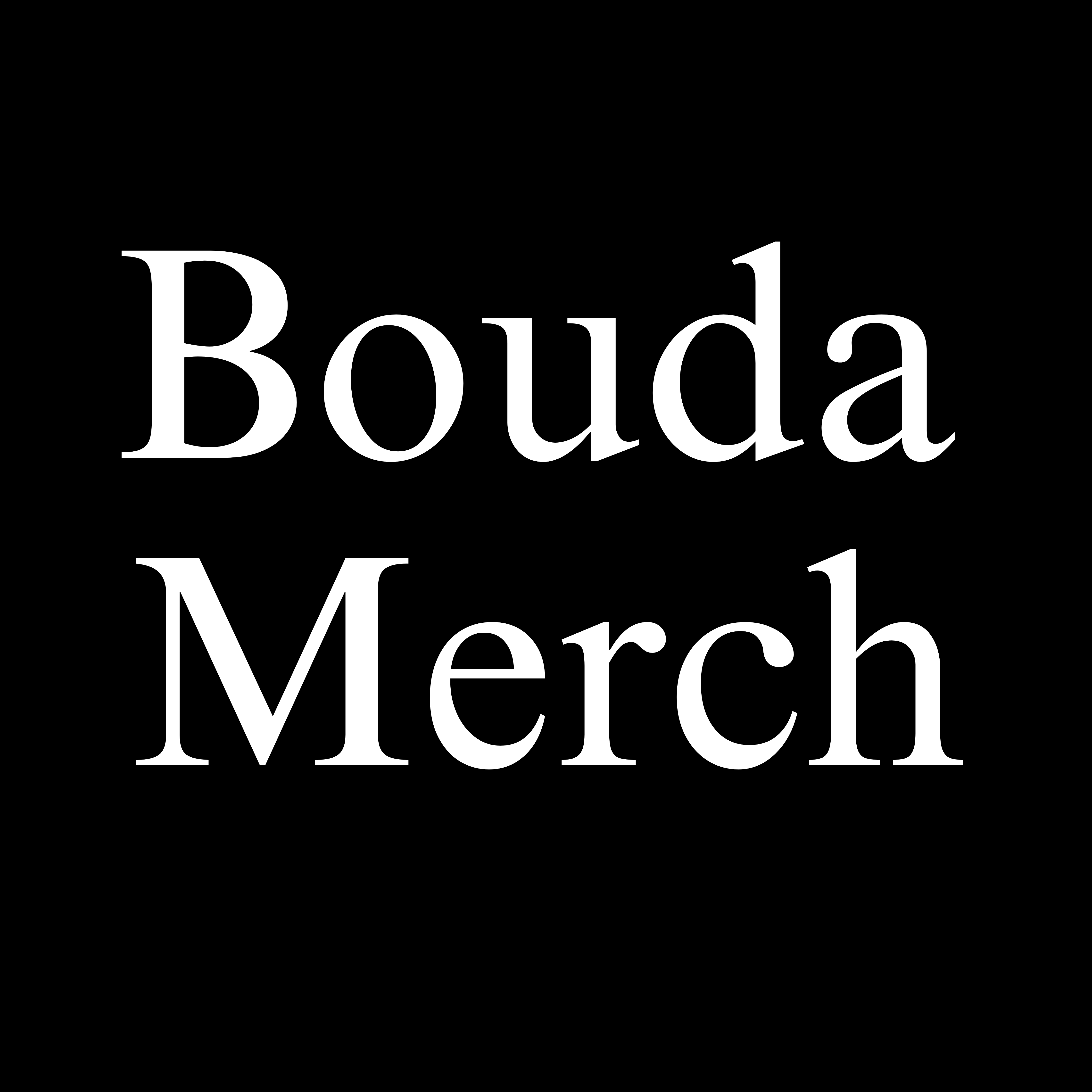 Bouda Merch