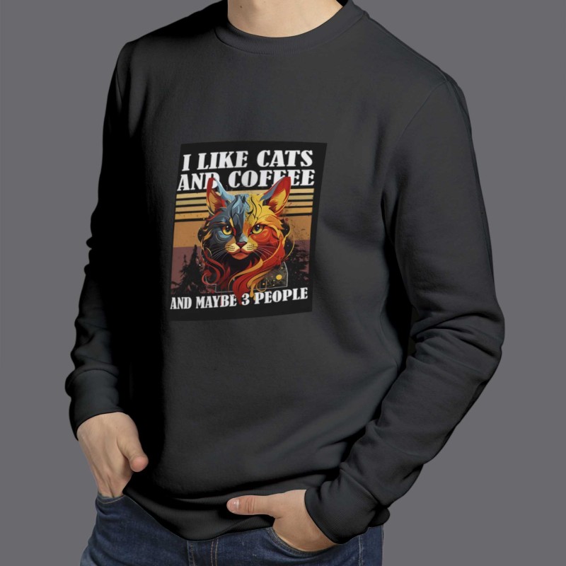 i like cats and coffe and maybe 3 people