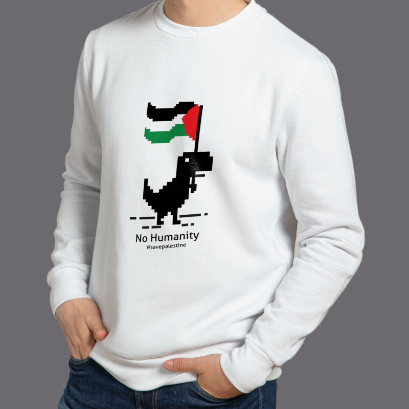 No humanity Save palestine Sweatshirt