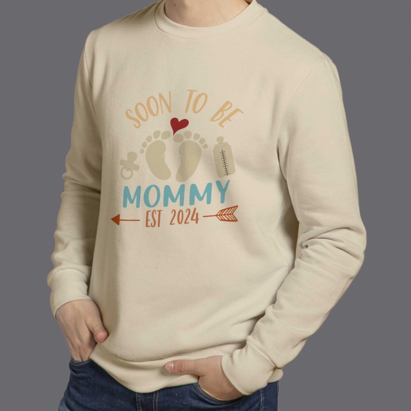 Soon to be mommy 2024 sweat-shirt