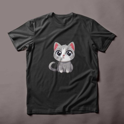 Cat anime t-shirt