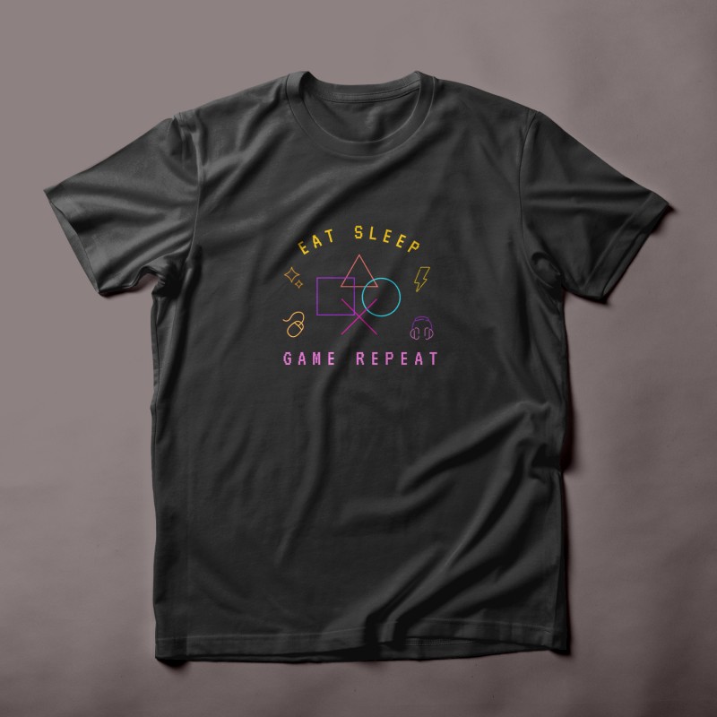 Eat/Sleep/Game/Repeat Tshirt