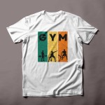 Colorful Modern Gym Sports T-shirt