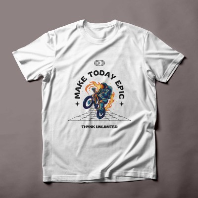 Biker Astronaut T-Shirt