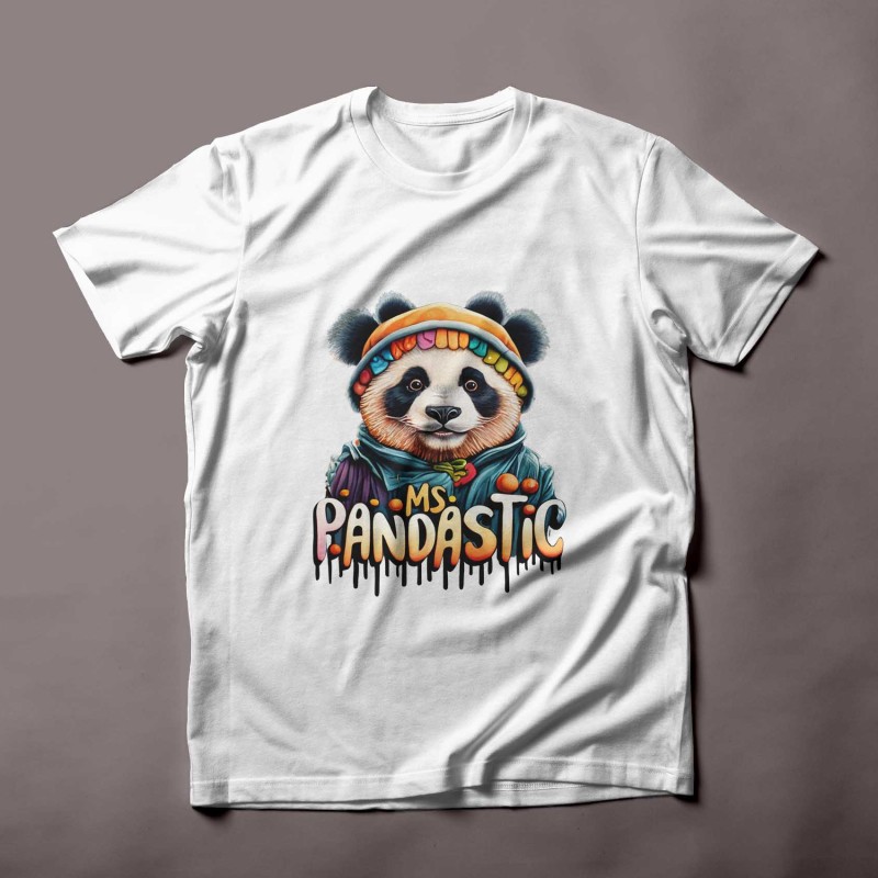 Collection rêves de panda Ms. Panda-stic T-shirt