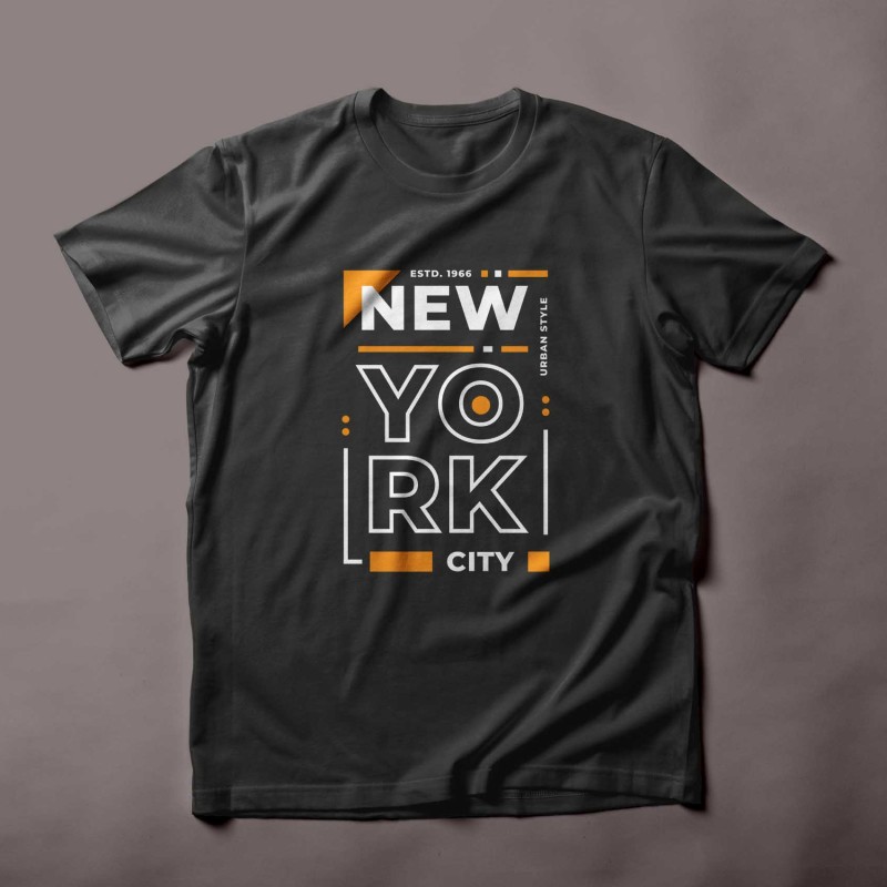 New York City Typography T-shirt