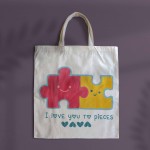 TOTE BAGS COLLECTION: 3-I love you to pieces.