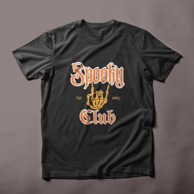 Spooky Graphic Tee, Spooky Club Est 1963